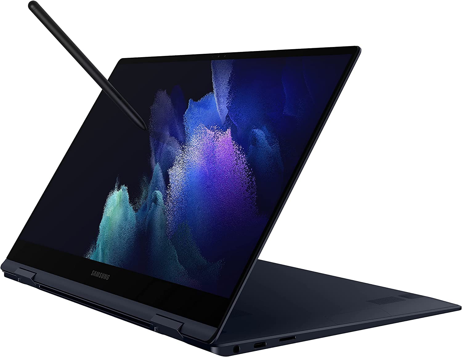 SAMSUNG Galaxy Book Pro 360 2-in-1 Laptop, 13.3" AMOLED FHD Touchscreen, Intel Quard-Core i7 1165G7, 8GB LPDDR4x RAM, 512GB PCIe SSD, WiFi 6, Bluetooth v5.1, Thunderbolt 4, S-Pen, Windows 11 1