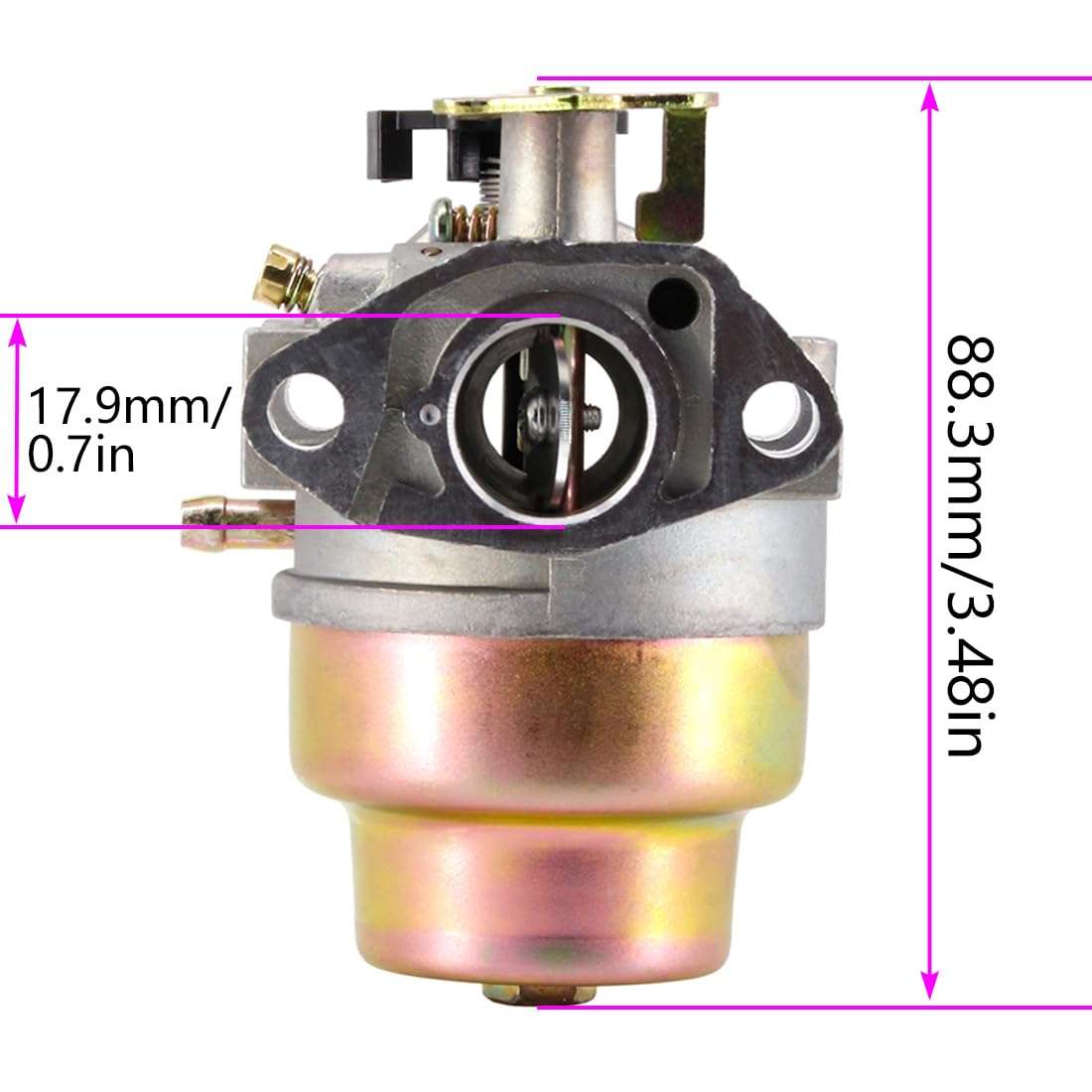 EA190V 16100-Z1A-802 Carburetor for Subaru Robin EA190V EA175V EV190A Pressure Washers Honda XR2750 Troy-Bilt TB130 020344 Husqvarna 7021P HU800H HU700L Lawn Mower Carburetor 3