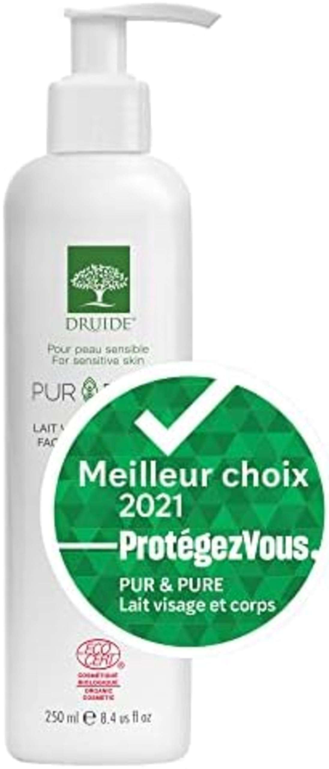 Laboratoires Druide Face & Body Lotion – Organic, Fragrance-Free Moisturizer for Sensitive Skin [8.4 oz] 3