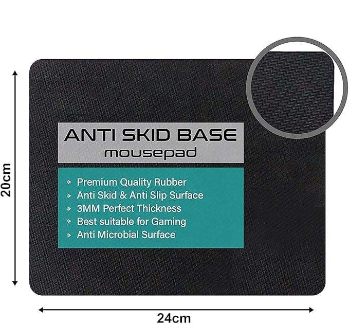 QUAKEL Printed Anti-Slip Rubber Base Mouse Control Pad Motivational Quote Printed Mouse Pad for PC, Laptop - You are Doin Great (Pack-1) for Laptop, MacBook Pro, Gaming (9 inch x 7 inch) 6