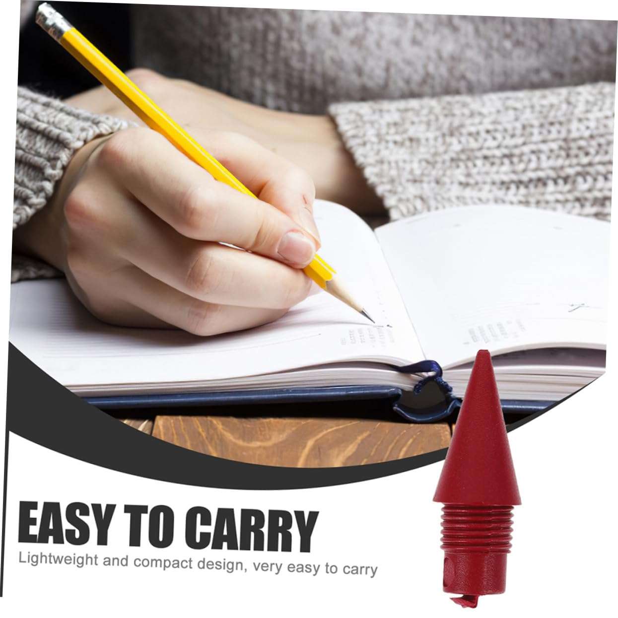 SECFOU Everlasting Pencil Tips 48pcs Colored Pencil Heads Graphite Nibs No Sharpening for Writing Drawing 4