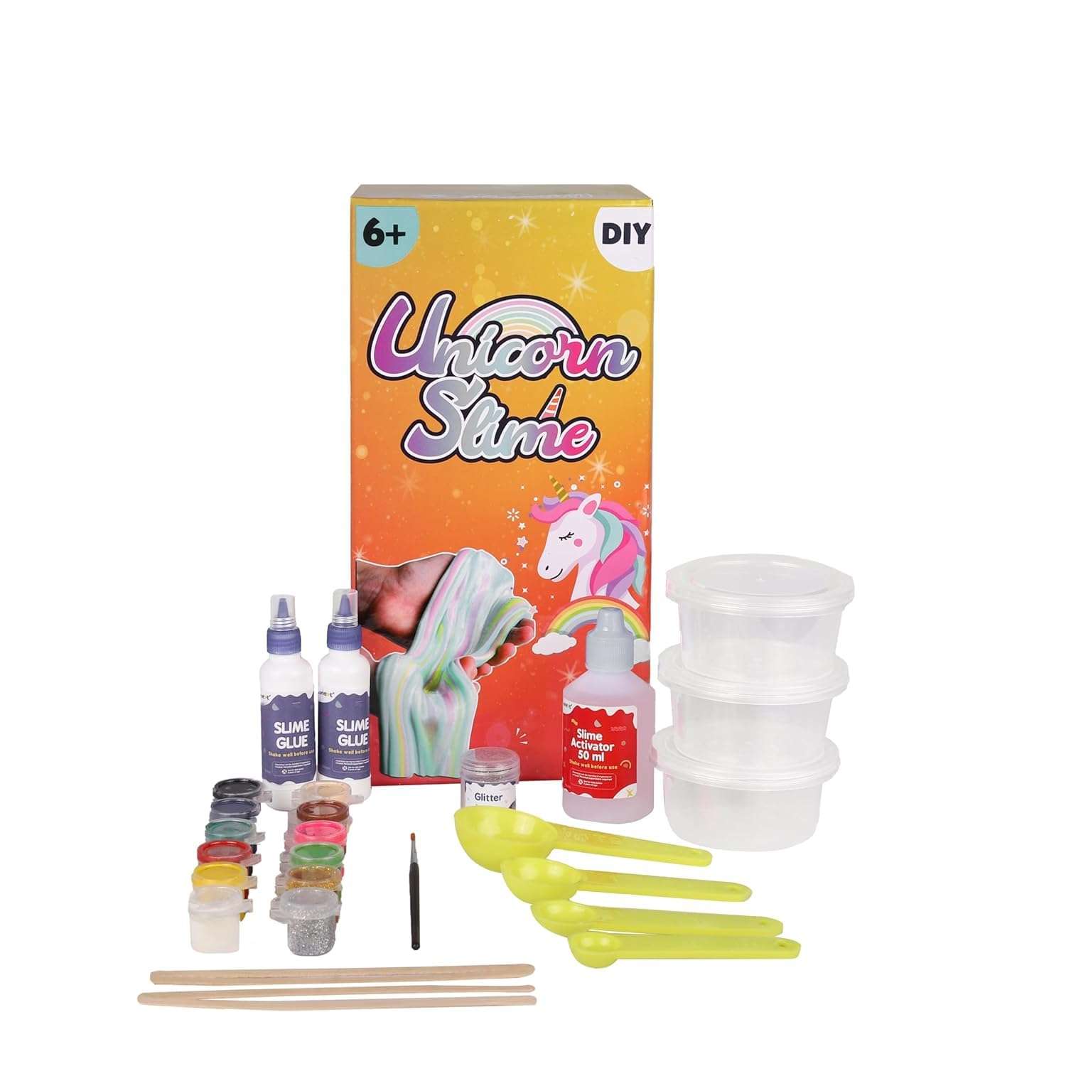 TOYIQ Unicorn Slime for Kids Kids Unicorn Crush with Glitter & Slime Surprise Loud Slime | Non Toxic | | Jelly Putty Toys 1