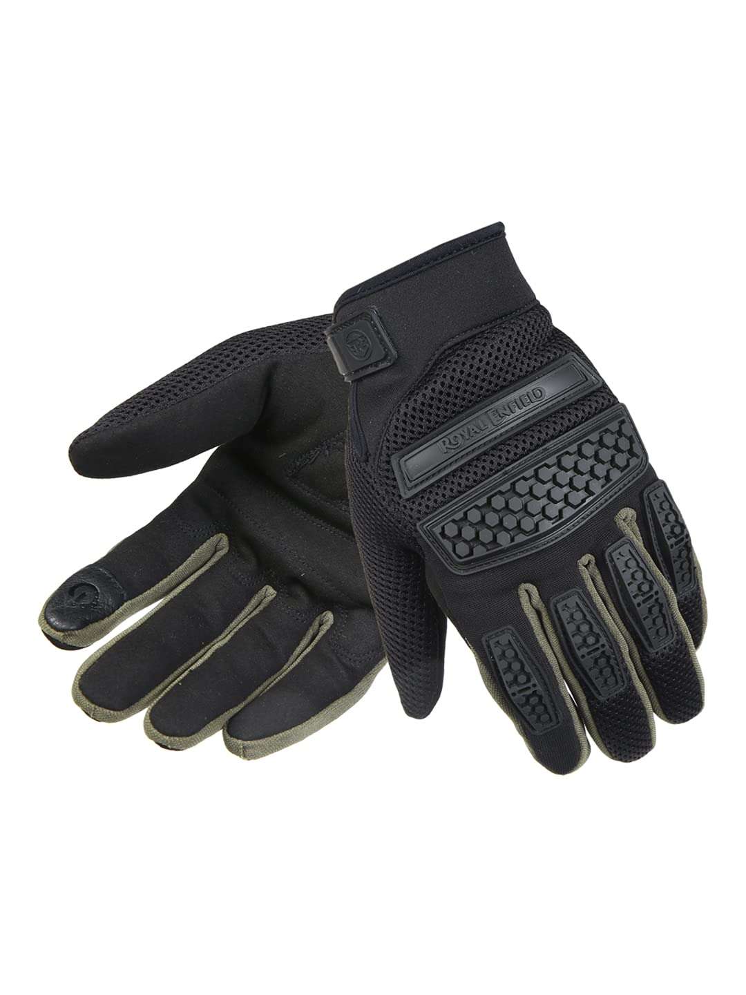 Royal Enfield Urban Hustler (Rover V3) Riding Gloves Olive & Black L (RRGGLN000003) 1