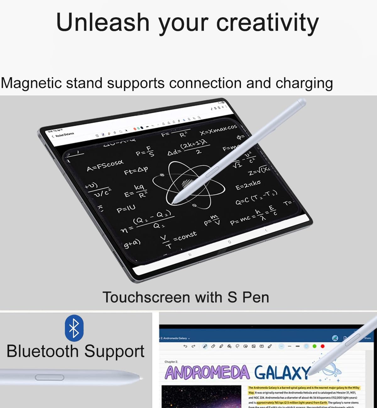 Samsung Galaxy Tab S10+ Plus, 12.4" AMOLED 2X 120Hz, 512GB Storage (256GB+256GB SD Card), Lightweight Android Tablet, Galaxy S Pen, AI Tools, 2K+ Touchscreen, 12GB RAM, 16-Hr Battery Life, SM-X820 4