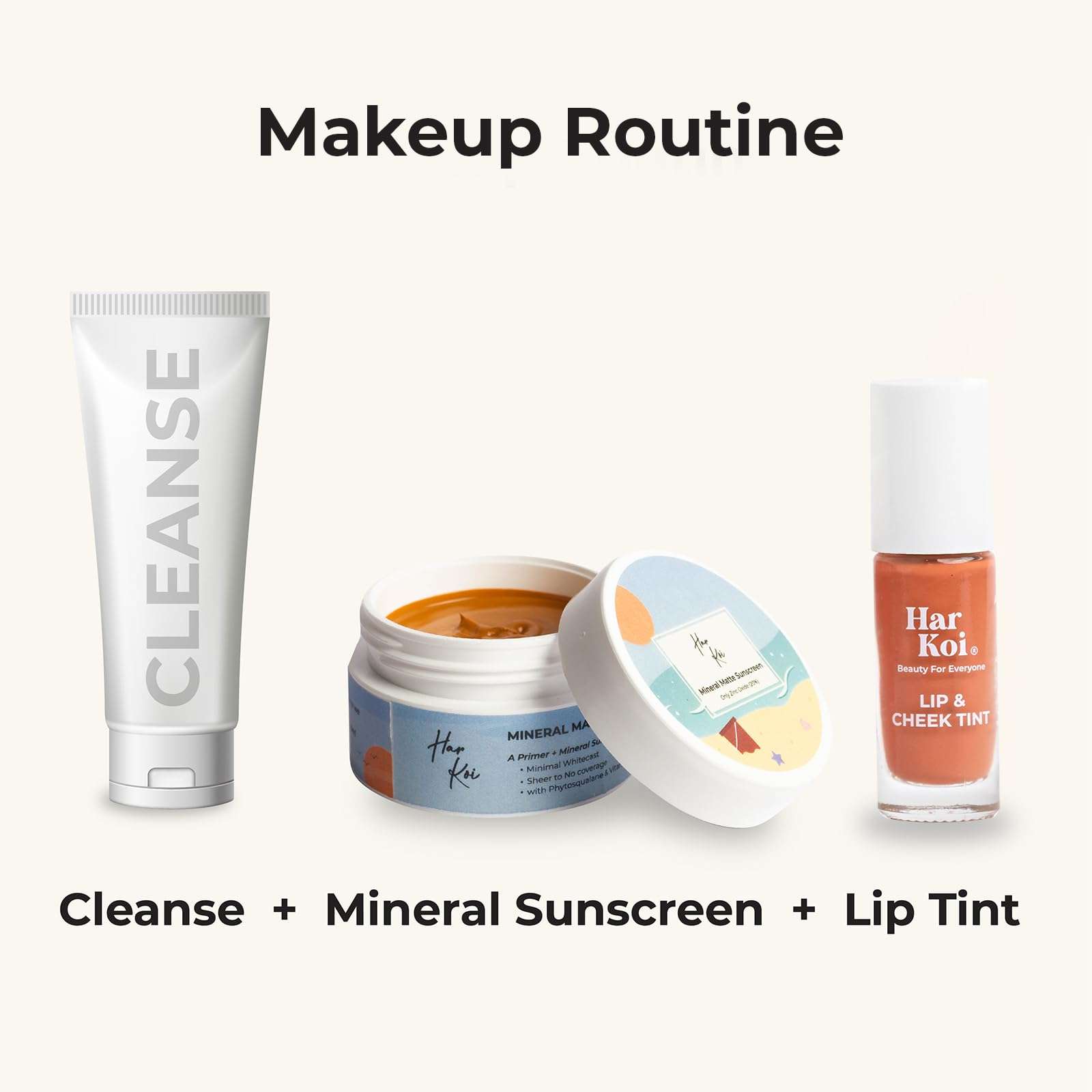 Harkoi Lip & Cheek Tint - 6ml, Moisturizing & Nourishing With Goodness Of Vitamin E, Almond Oil, Vegan & Natural Lip, Cheek & Eyeshadow Long Lasting Tint (BL07 Coral) 6