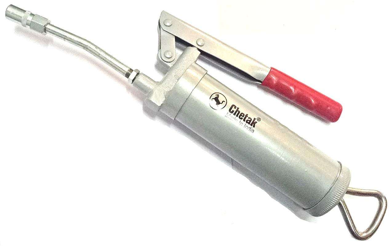 SEMAPHORE Grease Steel Gun Lever Type(200 cc) Complete with Rigid Extension and Coupler for Lml Freedom 3