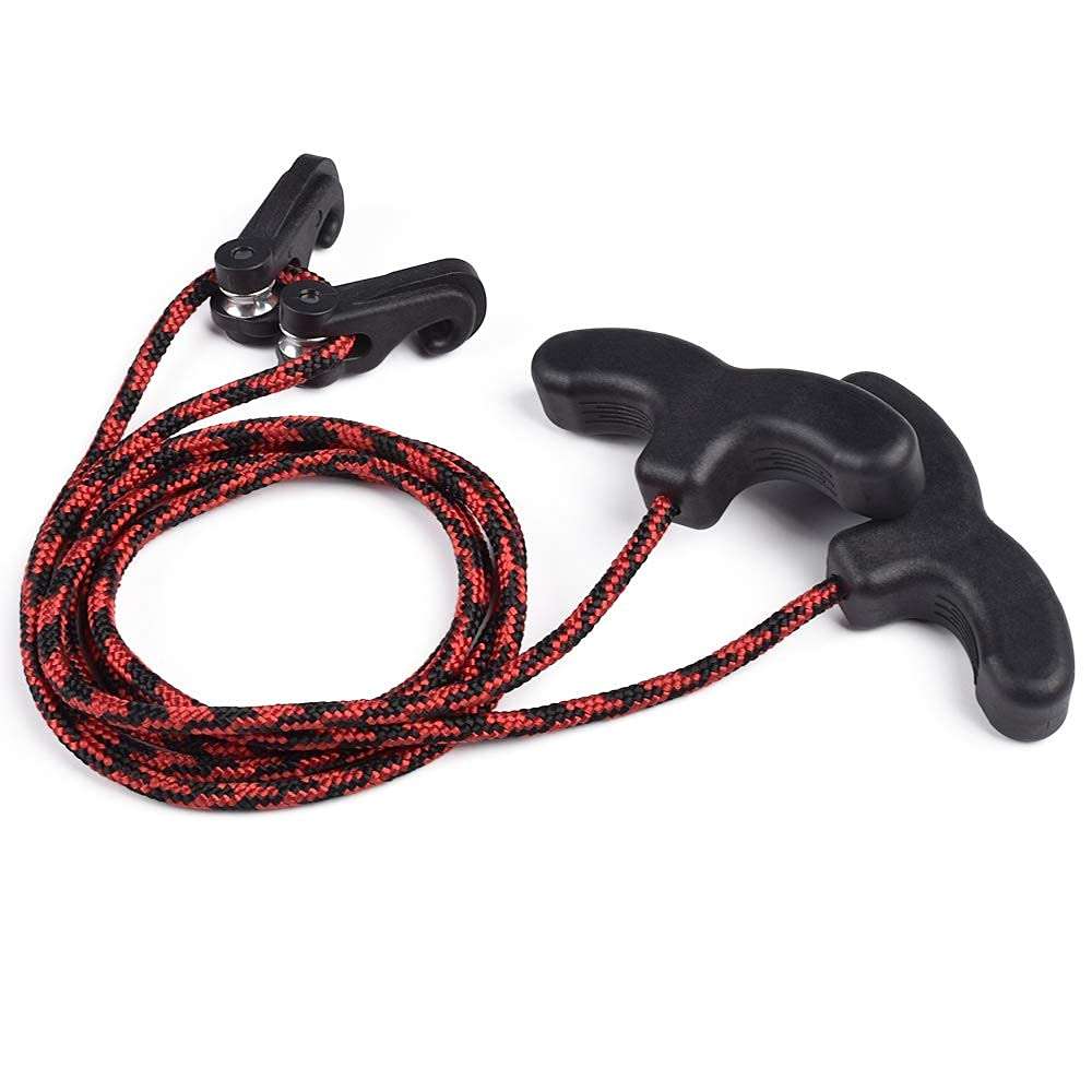 YLSIO Archery Crossbow Cocking Device Crossbows Cocker Rope Double Handle Strings Cocking Tool 6