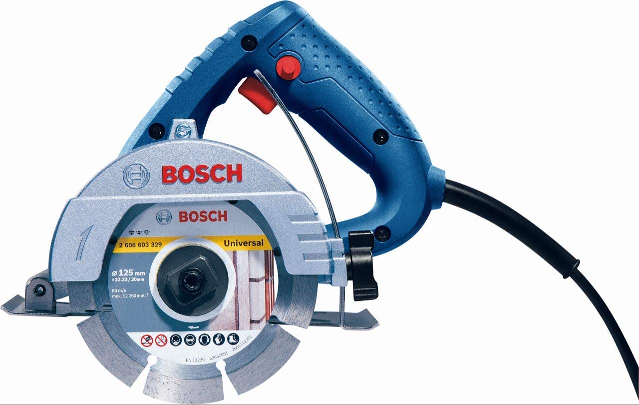 Bosch GDC 121 Professional Marble & Tile Cutter – Construction Work (1250 W, 125 mm) (Blue) 2