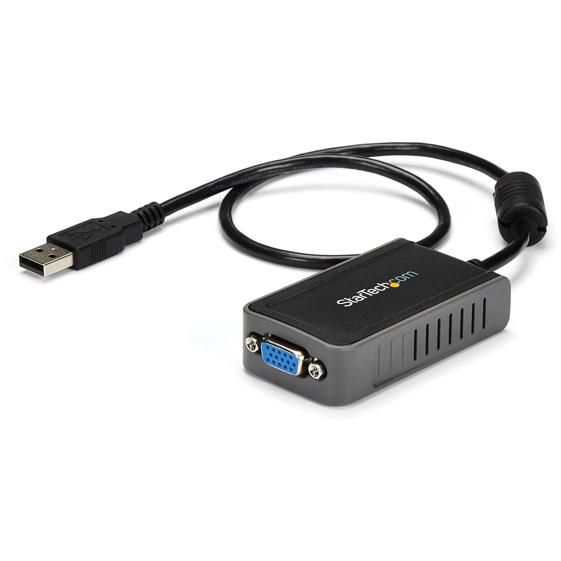 StarTech.com USB 2.0 to VGA Adapter, USB to VGA Monitor Converter for Windows, 1440x900 (no support for macOS/ChromeOS/Linux) 1
