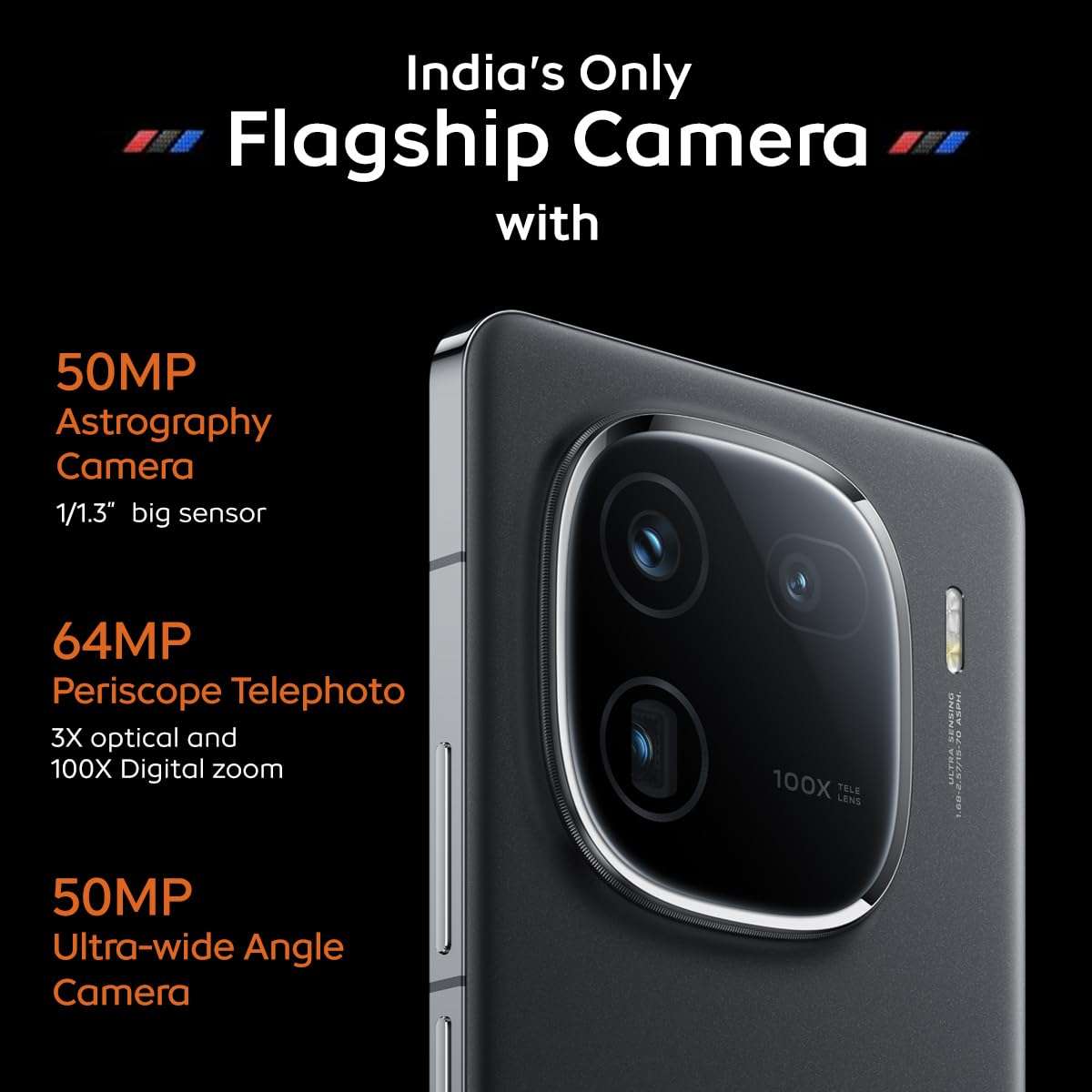 iQOO 12 5G (Alpha, 16Gb Ram, 512Gb Storage) | India's 1St Snapdragon 8 Gen 3 Backcase for Mobile Platform | India's Only Flagship with 50Mp + 50Mp + 64Mp Camera, Black 3