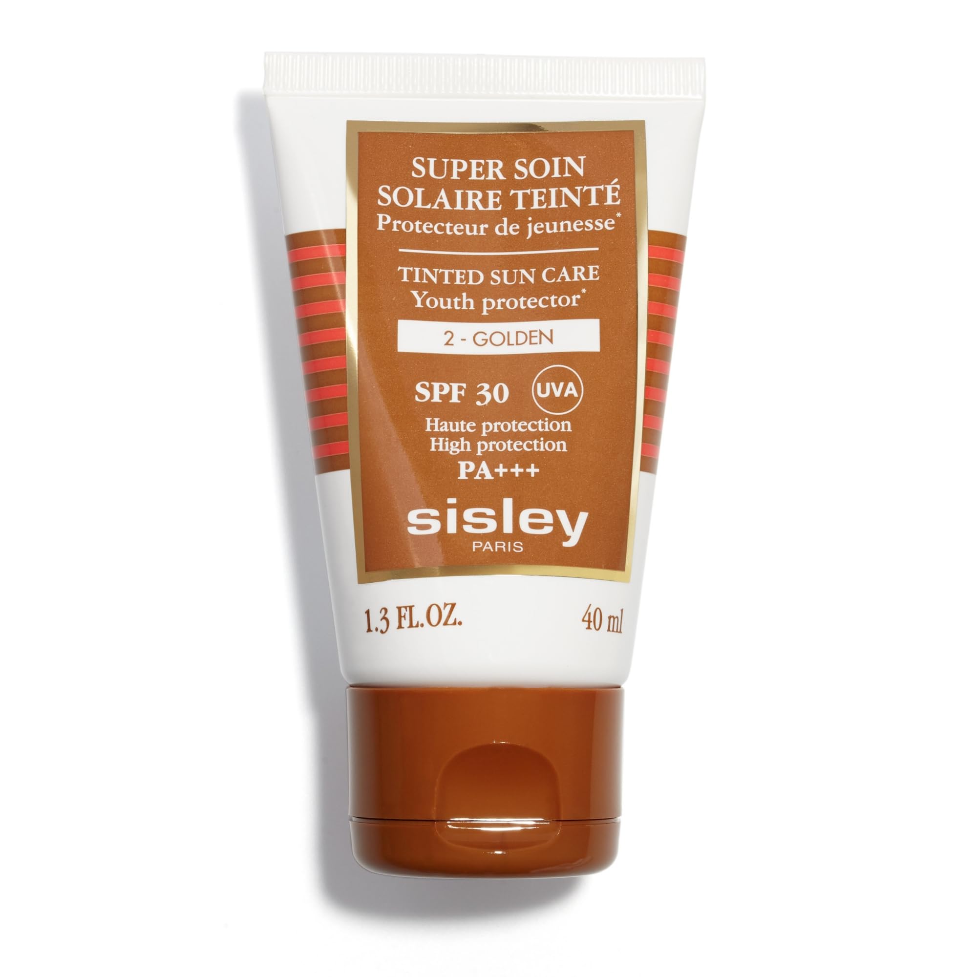 Sisley Paris Tinted Sunscreen Cream SPF 30, 2 Golden - 40 mL - Non-Greasy Tinted Moisturizer - Broad Spectrum UVA/UVB Protection - Water Resistant Up to 40 Minutes - Non-Comedogenic