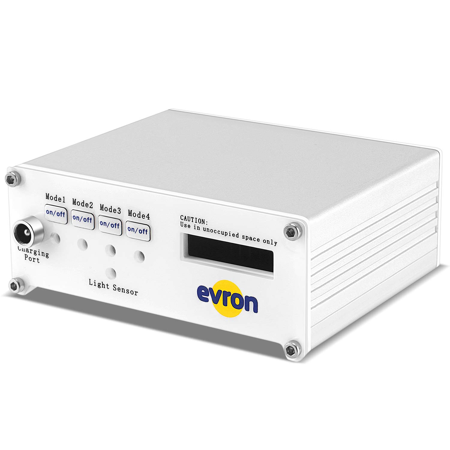 Evron Portable Ozone Generator Plug-in 100mg/H Air Ionizer Odor Eliminator Purifier with Fan Ozone Machine for Rooms,Toilet,Travel and Pets (No Battery Inside) 1