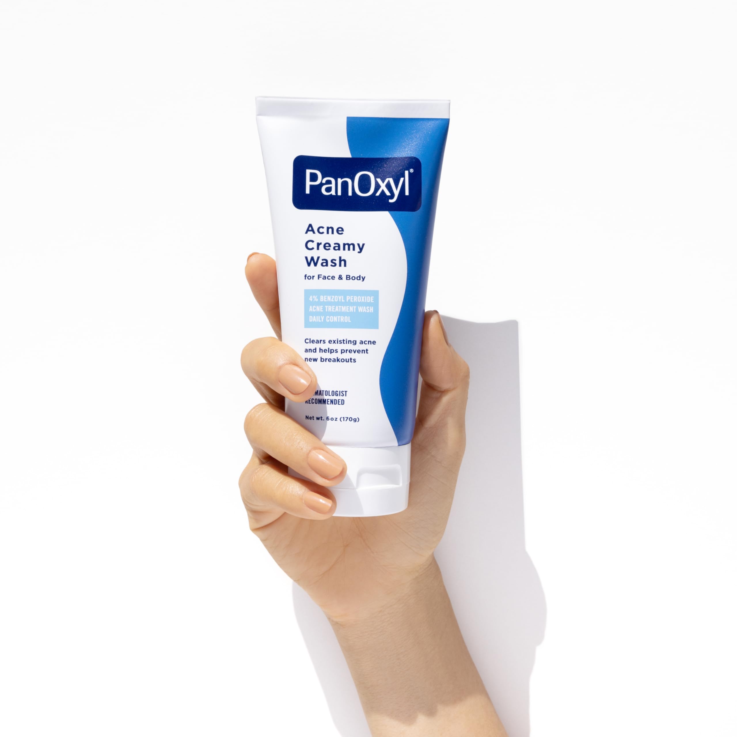 PanOxyl 4 Acne Creamy Wash, 4% Benzoyl Peroxide 6 oz (Pack of 10) 6