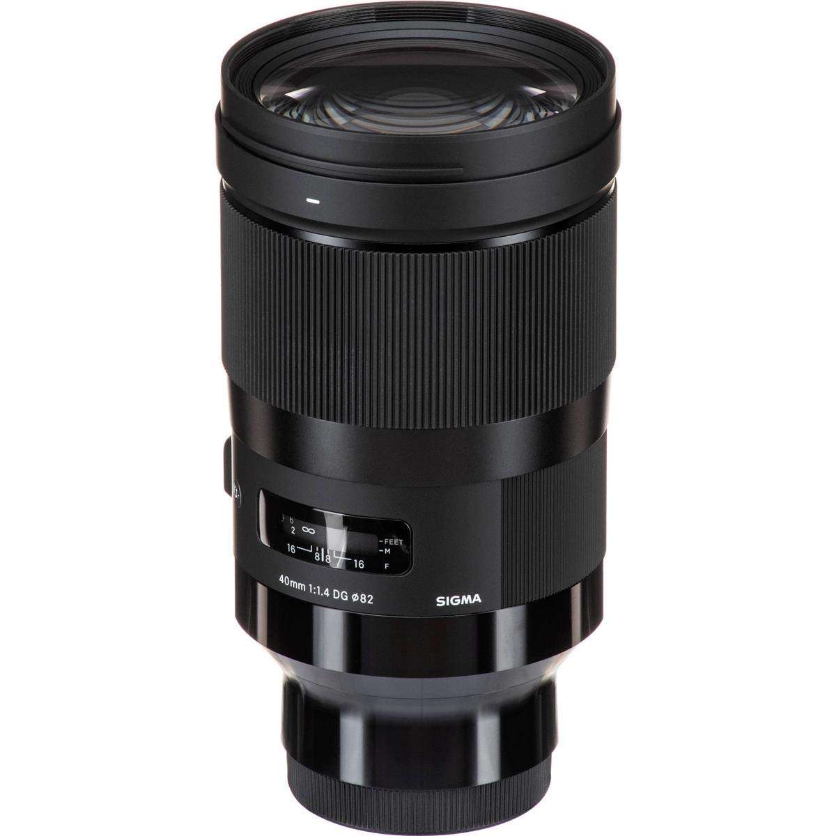 Sigma 40mm f/1.4-1.4 Fixed Prime 40mm F1.4 DG HSM, Black (332965) 3