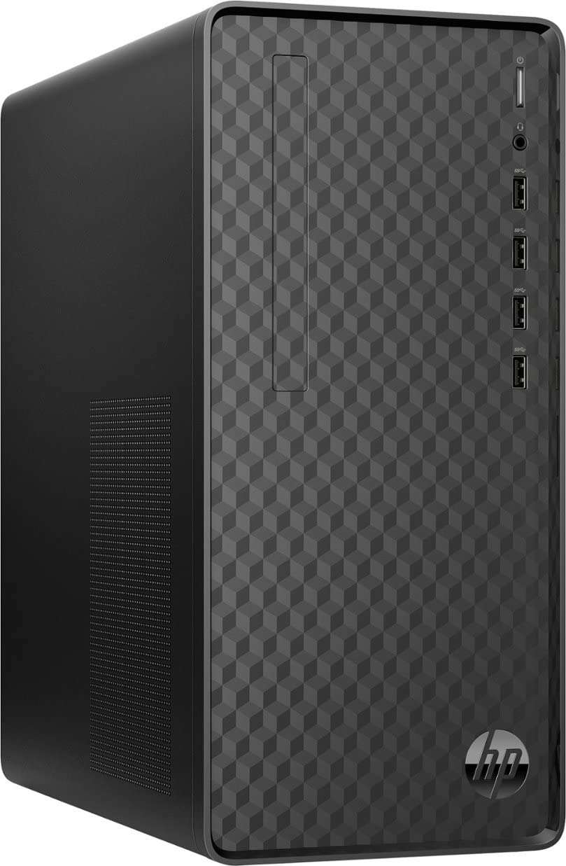 HP Desktop Computer 12th Gen (Intel i3-12100 4-Core, 32GB RAM, 512GB m.2 SATA SSD + 2TB HDD (3.5), Intel UHD 730, AC WiFi, BT, 4 HDMI, 4 USB 3.1, Dark Black, Win 11 Pro) with Dockztorm Hub 5