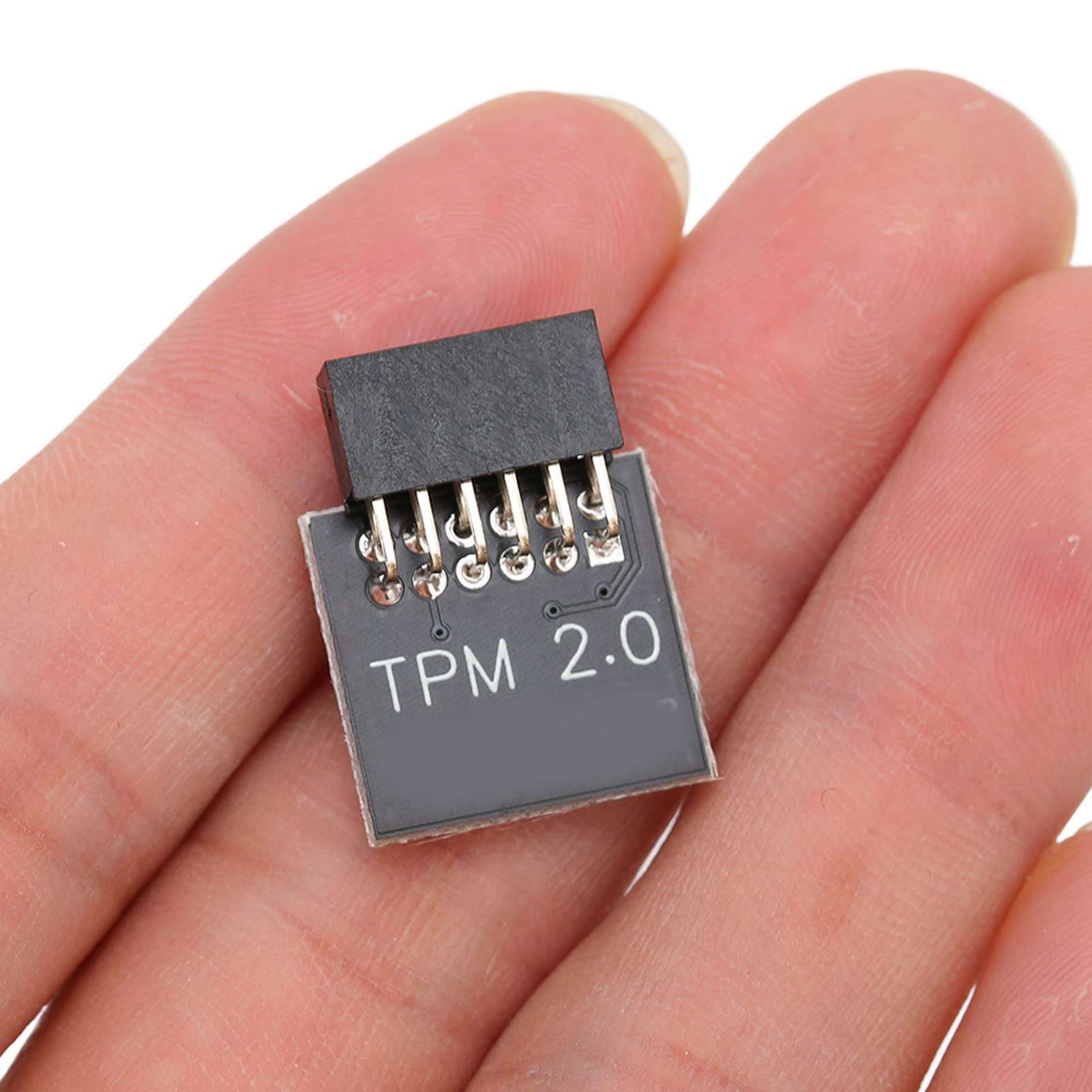 GOWENIC TPM 2.0 Encryption Security Module, TPM2.0 Module TPM SPI 12Pin Module Compatible with Win 7 8.1 10 System, for Gigabyte Motherboard 6