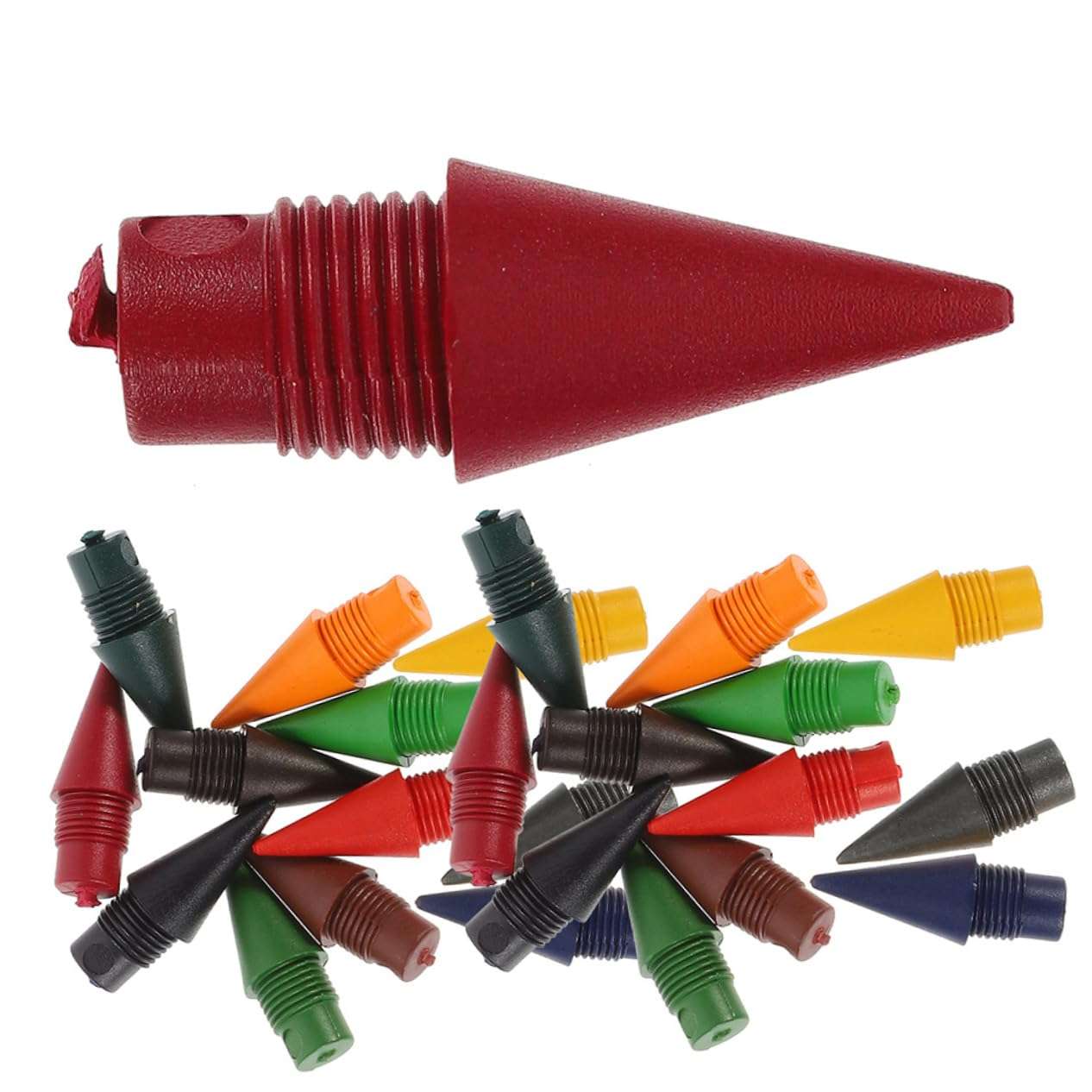SECFOU Everlasting Pencil Tips 48pcs Colored Pencil Heads Graphite Nibs No Sharpening for Writing Drawing 1