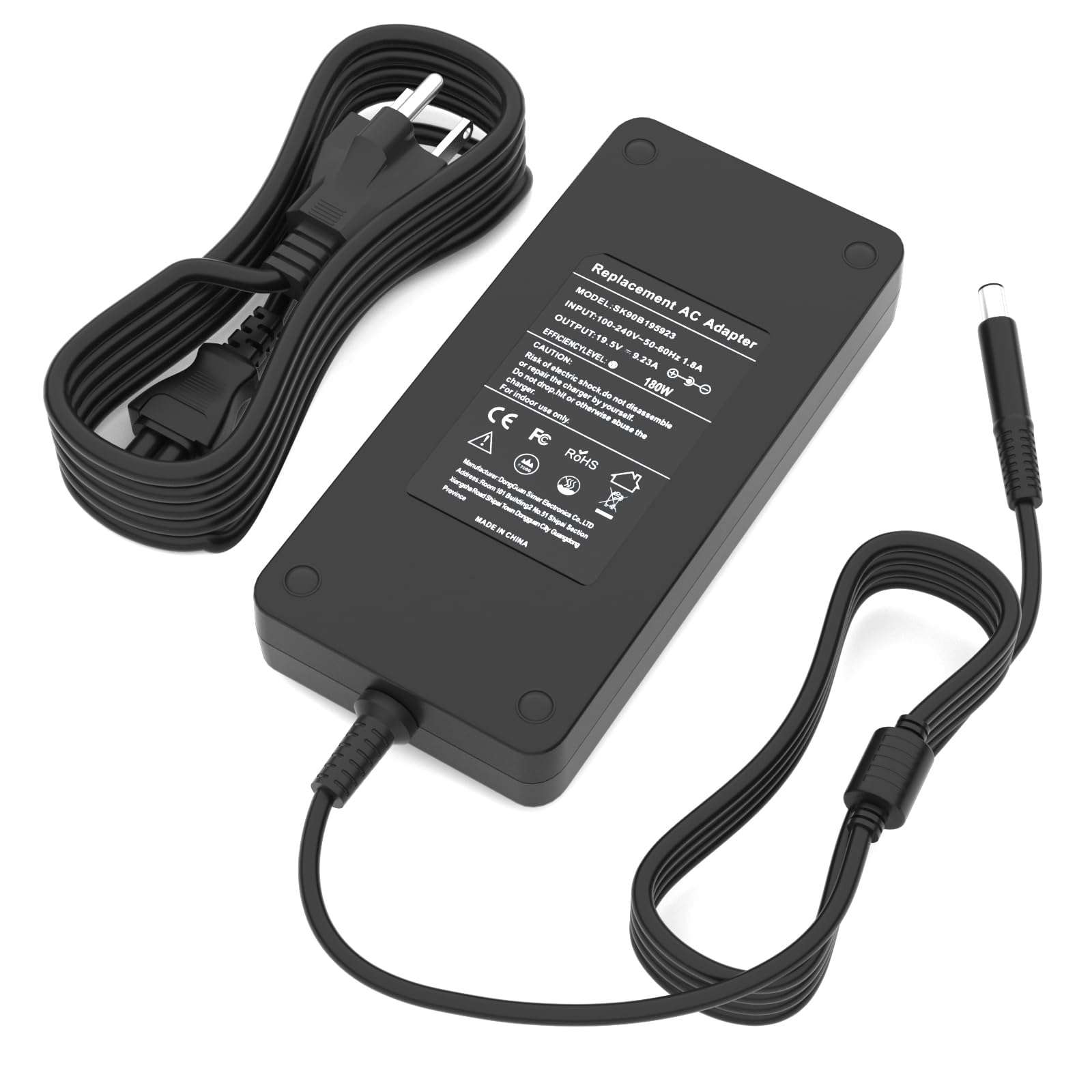 KAQIAR 180W 130W AC Charger Compatible with Dell Docking Station WD19 WD19S WD19TB WD19TBS WD22TB4 WD15 SD25 WD25 D6000 D6000S K16A K16A001 TB15 TB16 TB18DC K17A001 Business Thunderbolt 1