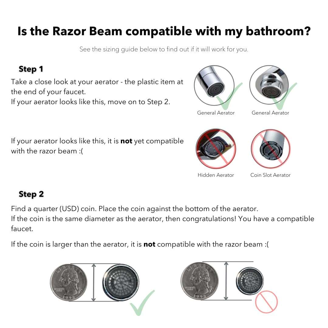 TRYCK, Razor Beam: Pressure-Wash Your Razor & Enjoy a Cleaner Shave, Safety Razor Pressure Washing Device 3