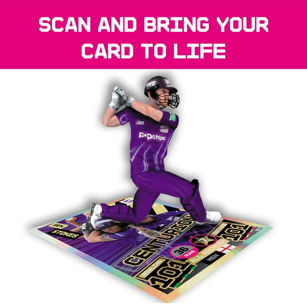 Topps Cricket Attax 2022 - Trading and collectable top Card Games for Families - Multipack (Pack of 4) 5