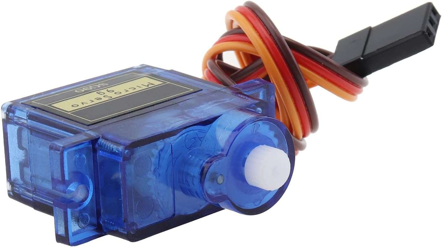 REES52 2 Pack SG90 Micro Servo Motor 9G Mini Servo Kit for RC Robot Arm/Hand/Control with Cable (Control Angle 360 Degree) 5