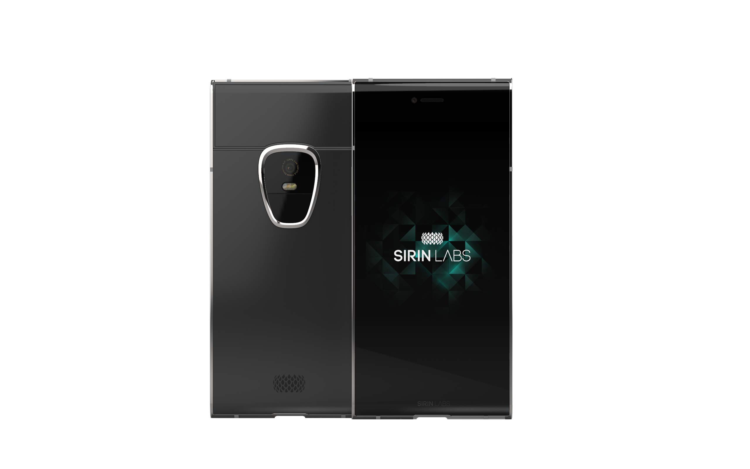 Sirin Labs Finney U1 (128GB eMMC, 6GB RAM LPDDR4, 4G/LTE, CDMA) State-of-The-Art Ultra Secured Blockchain Smartphone (Pebble Grey) 1
