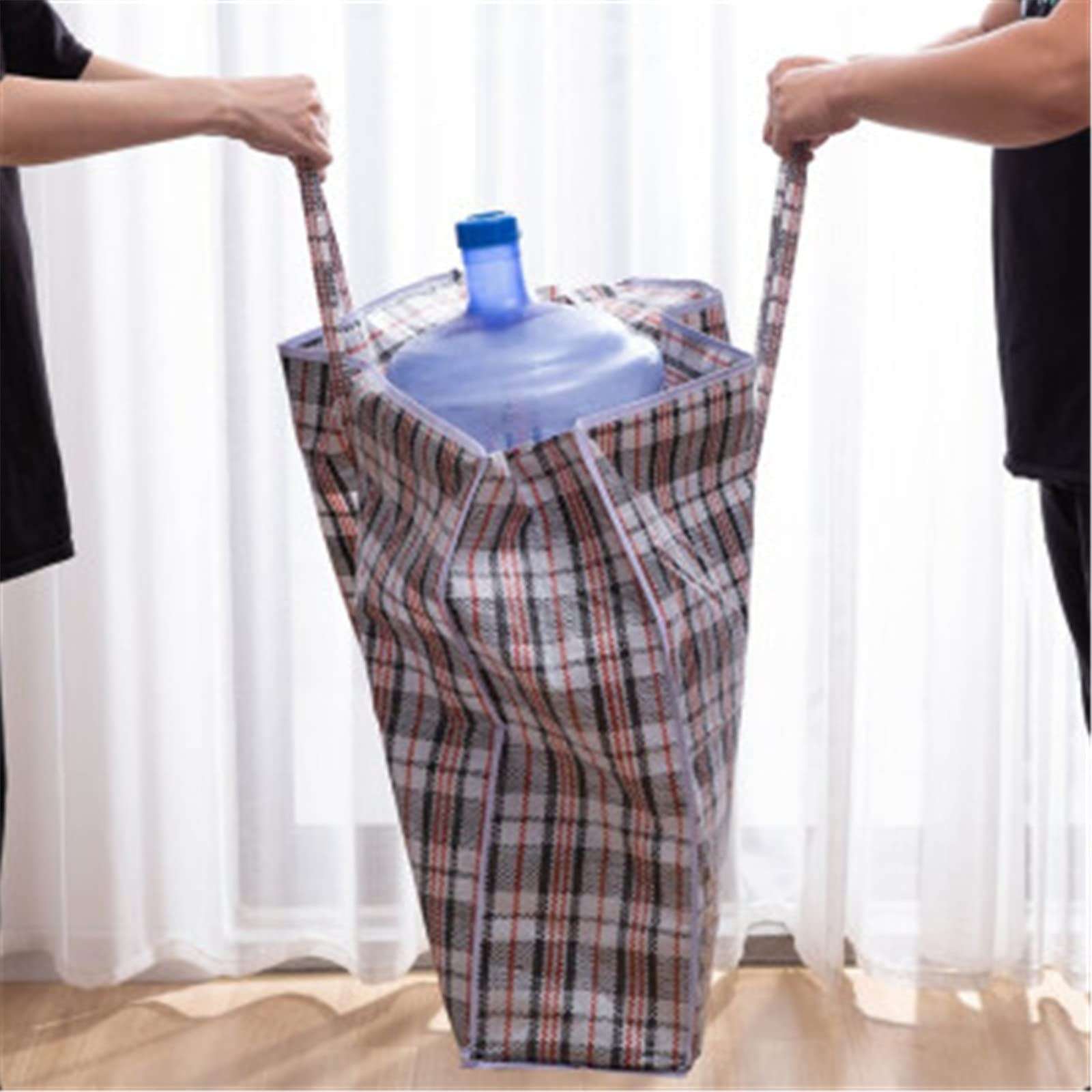 Packing Organizers 3pcs Thickened Quilt Storage Bag Woven Bag Moving Bag Luggage Storage Bag for Travel 4