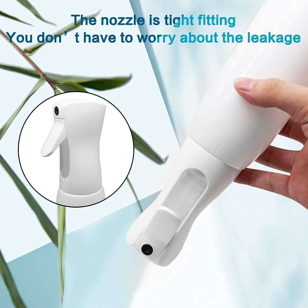 HUBTURE Hair Spray Water Bottle || Continuous Water Mister Spray Bottle || Refillable Fine Mist Sprayer Bottle For Hair Styling, Cleaning, Garden (Pack Of 1) (Mist Spray Bottle) 5