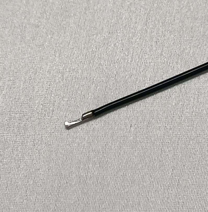 Surgical Instruments - Hysteroscopy Monopolar Electrode L-Hook Semi Rigid 5FR 40cm with Cable Reusable CE Approved. 5