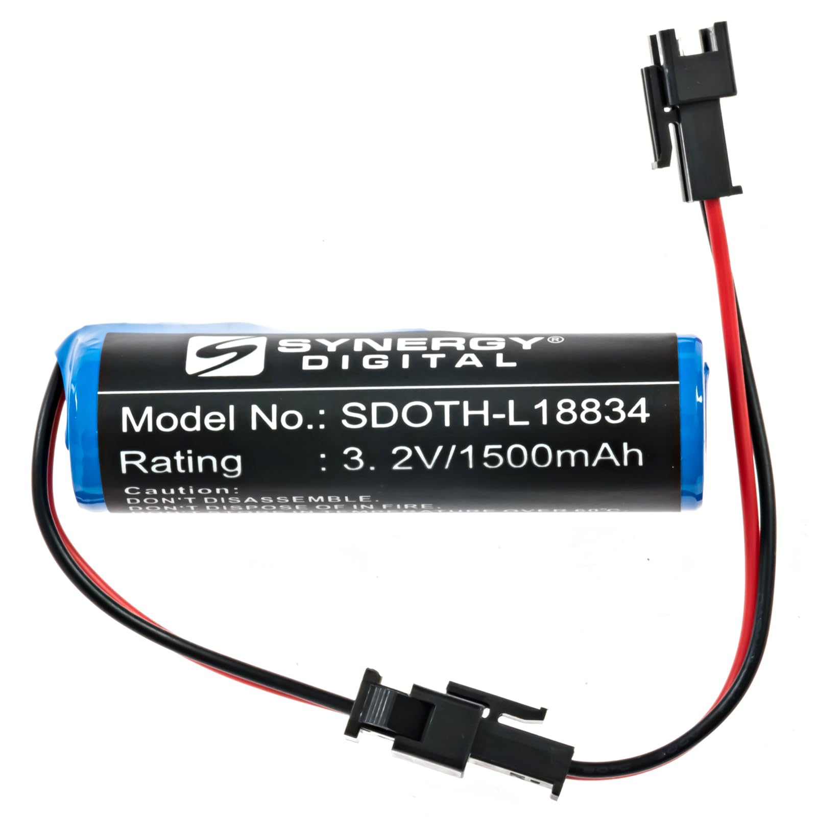 Synergy Digital Solar Battery, Compatible with Gama Sonic GS32V15 Solar Battery (LiFePO4, 3.2V, 1500mAh) 5