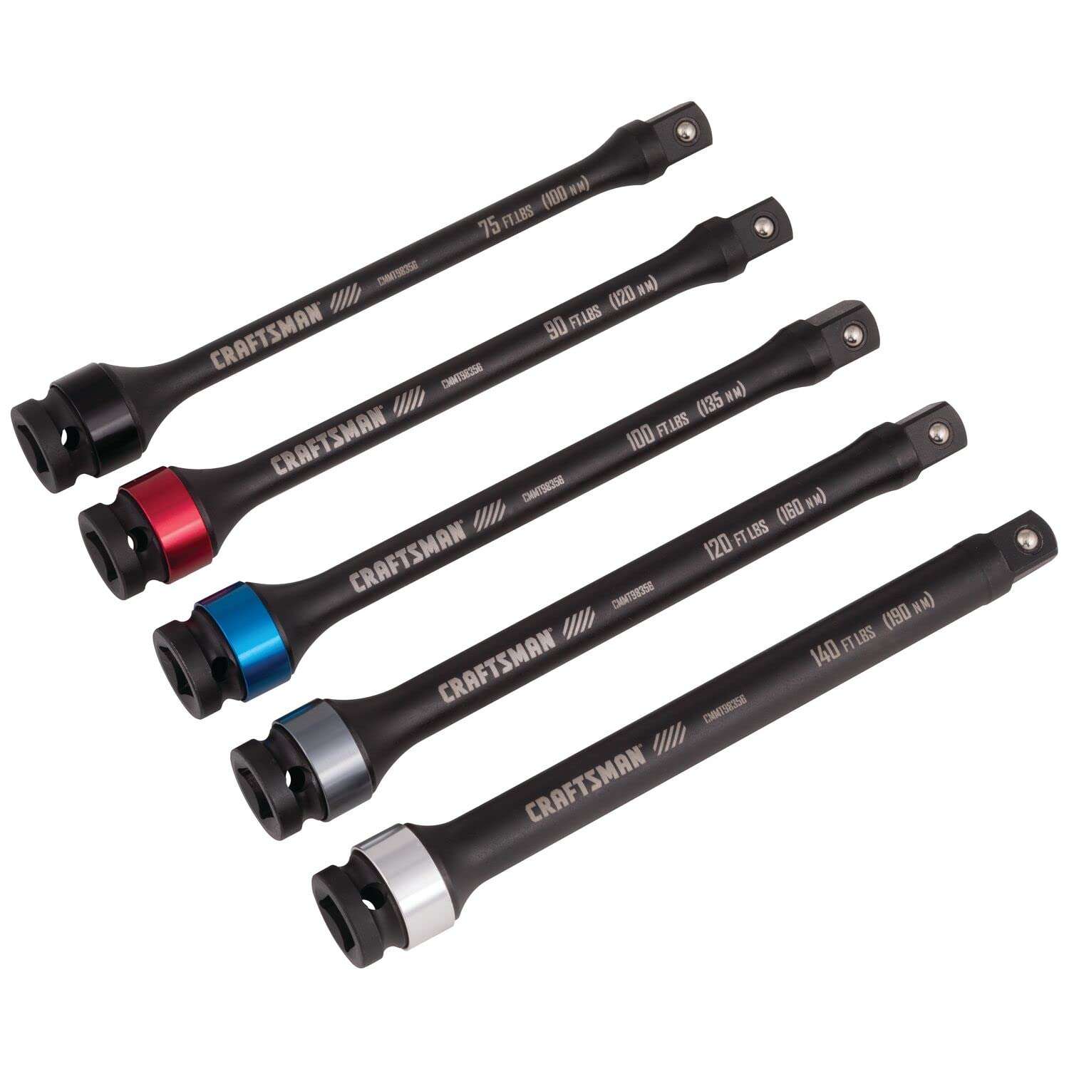 CRAFTSMAN Torque Extension, Automotive, 5-Piece Set (CMMT98356) 3