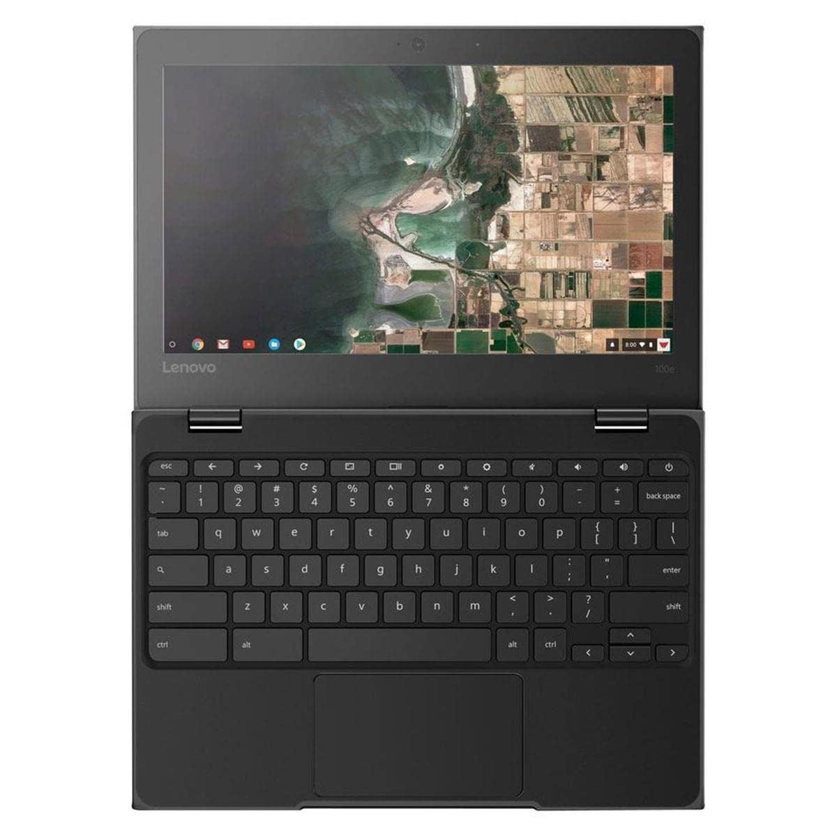 Lenovo Chromebook 100e 2nd Gen 11.6" HD Notebook Computer, Intel Celeron N4020 1.10GHz, 4GB RAM, 32GB eMMC Flash Memory, Chrome OS, Black 2
