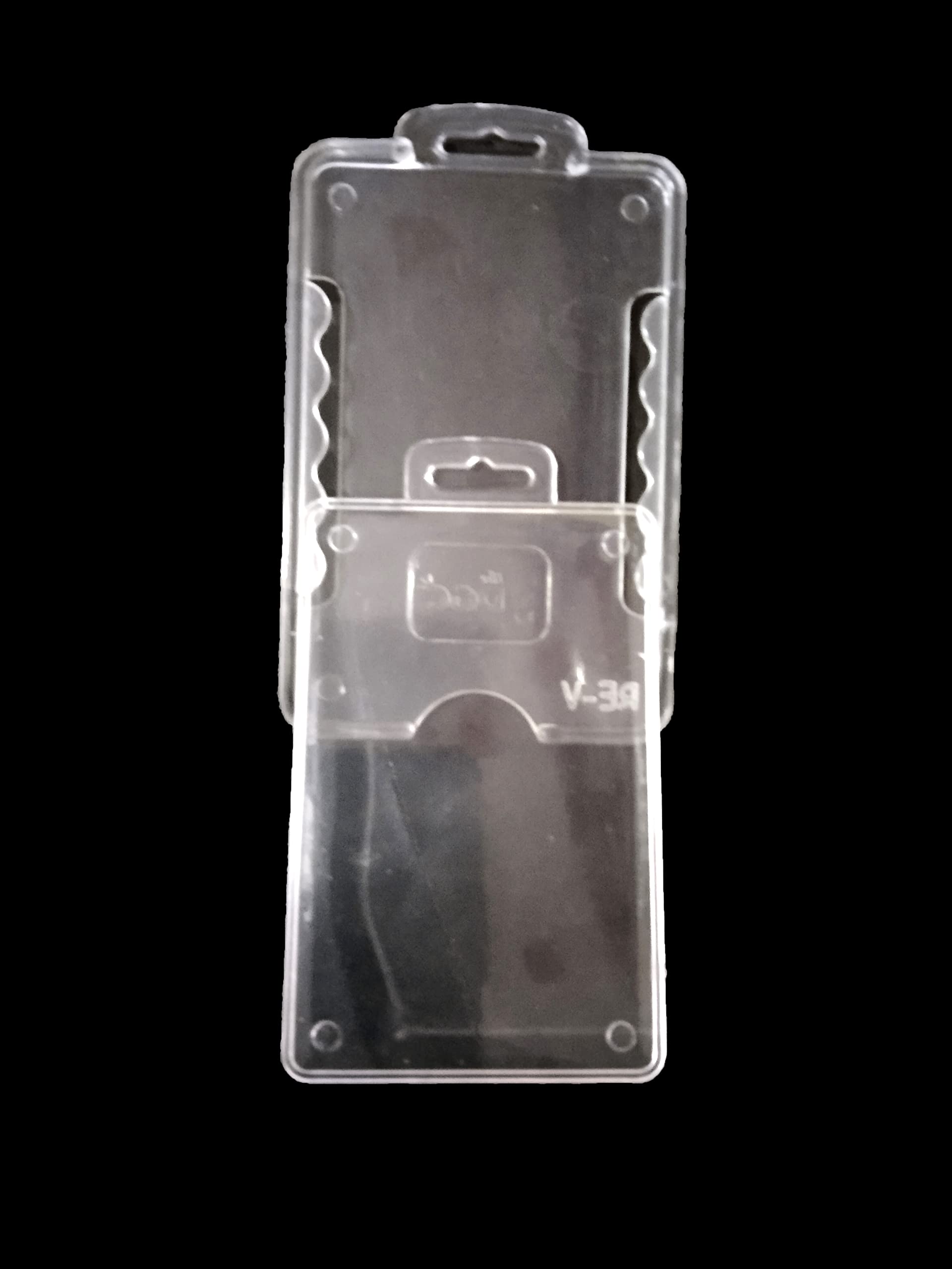 SHREE RANG GRAPHICS Acrylic Transparent Unbreakable ID Card Holder Complete Card Safty (10) 4