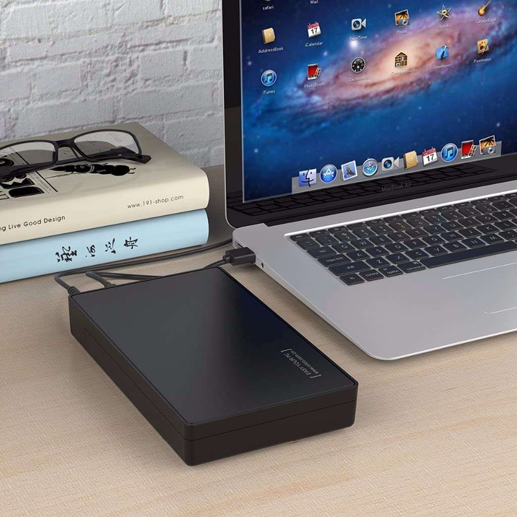 External Hard Drives Hard Drive Enclosure SATA to USB3.0 External Hard Drive Docking Station for 2.5 3.5 Inch HDD SSD Support UASP 18TB Drives 4