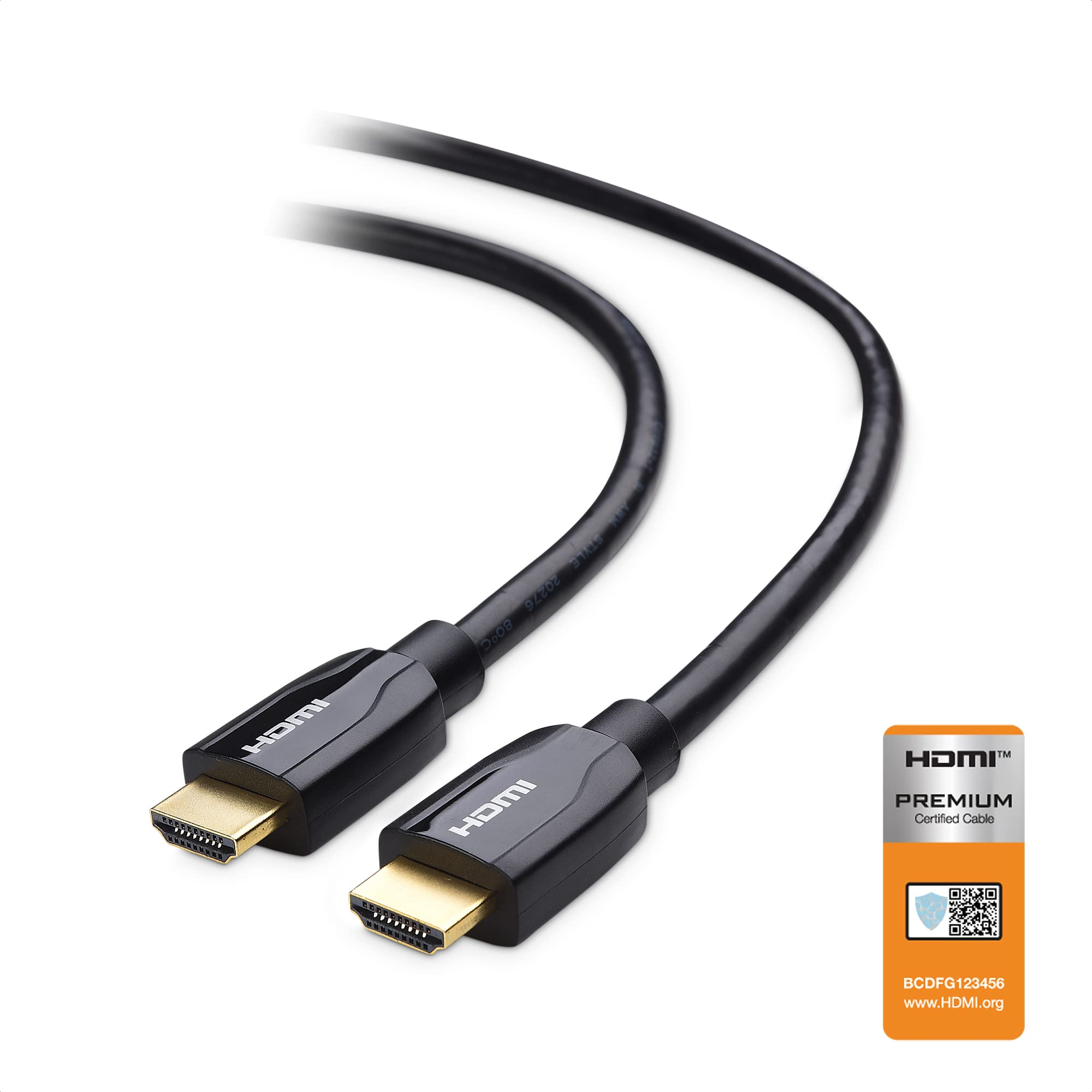 Cable Matters [Premium Certified] HDMI Cable 10 ft (Premium HDMI Cable) with 4K@60Hz and HDR Support in Black 2