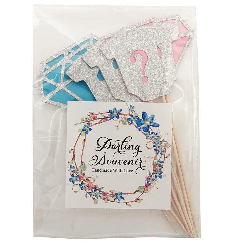 Darling Souvenir, Bride to Be Cupcake Toppers, Bridal Shower Glitter Cupcake Toppers, Miss To Mrs Party Cake Dessert Decorations - Pack Of 20 4