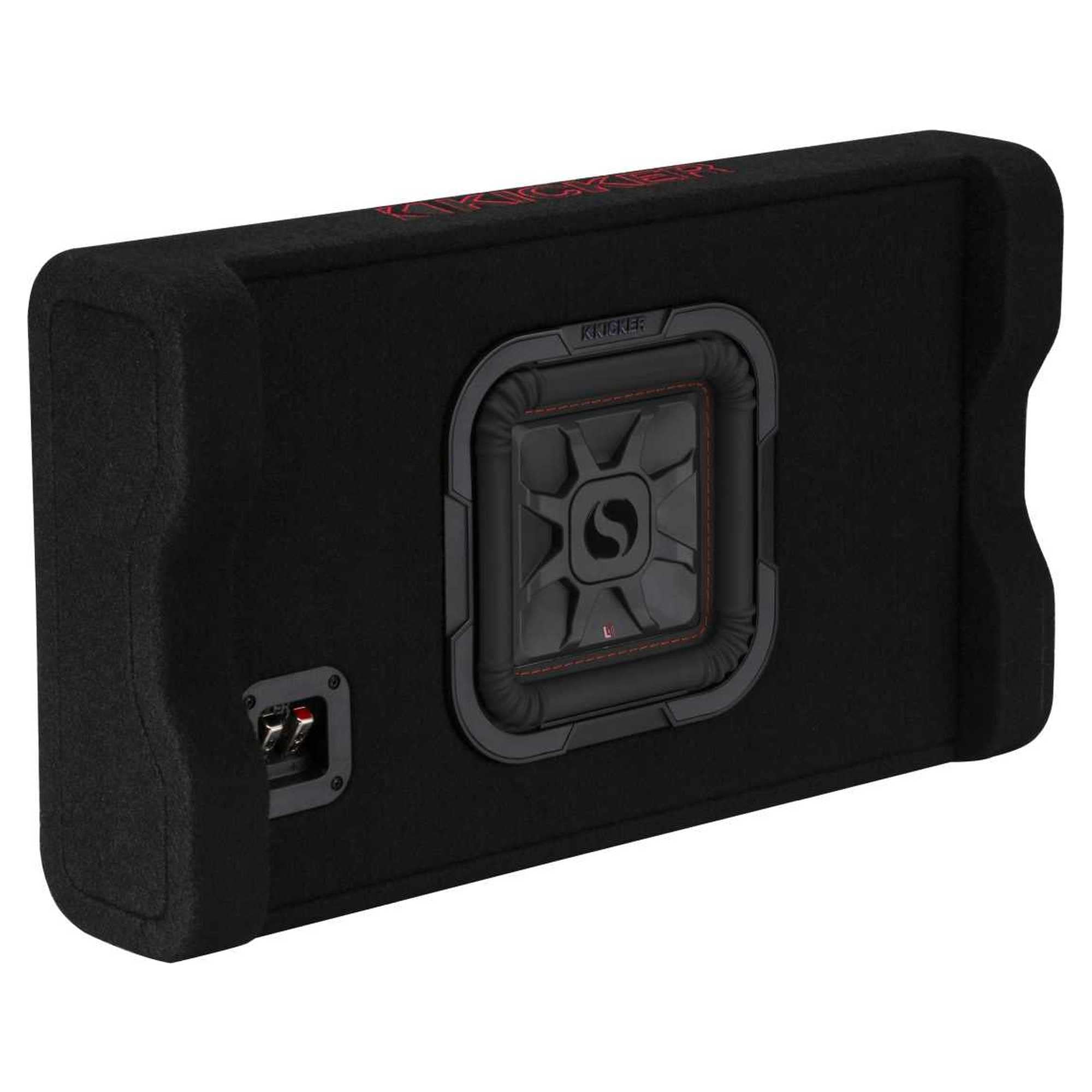 Kicker 49L7TDF82 Down-Firing 8" L7T 2-Ohm Subwoofer Enclosure & KEY5001 Smart Sub Amp/Processor Bundle 3