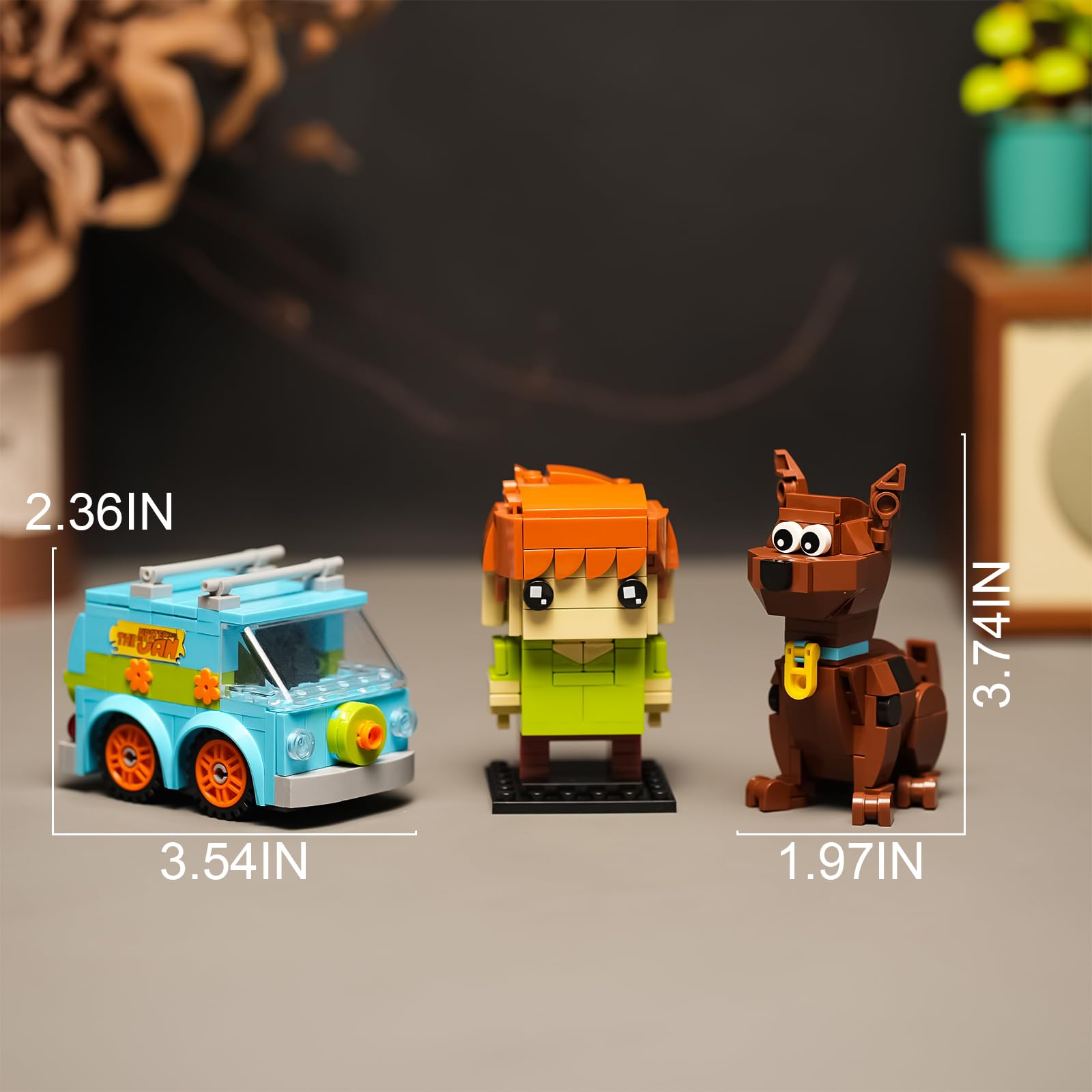 Horror Action Figure Building Toys Compatible with Lego for Adults,Halloween Decor Toy Car for Moive Fan,Ideas Gift for Kids 8-14 Years and UP 399 Pcs 5