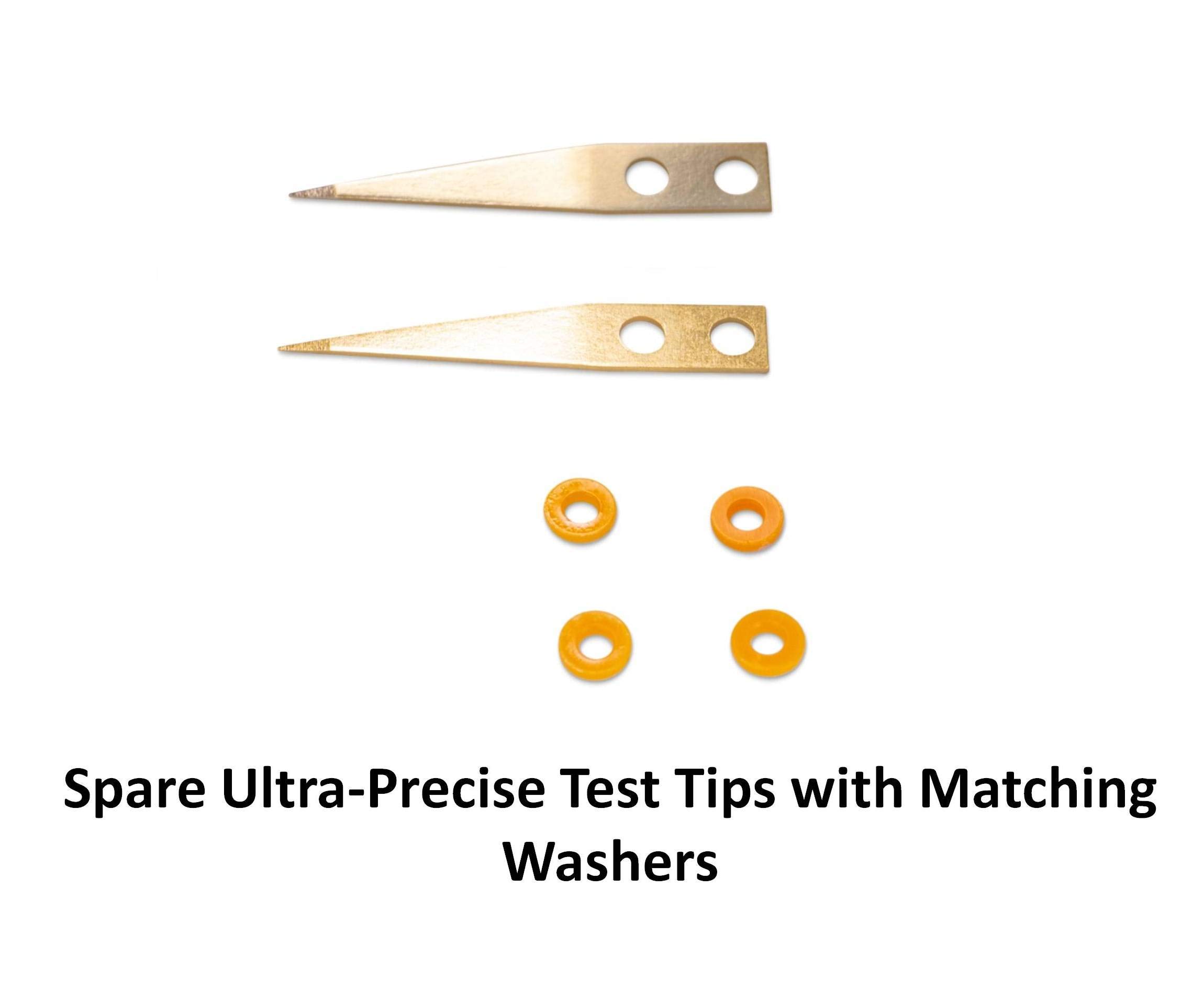 LCR Research Pro1 Plus - 100KHz LCR Meter with 0.1% Accuracy/LED Tester/ESR Meter/Smart SMD Tweezers/with Spare Test Tips 4