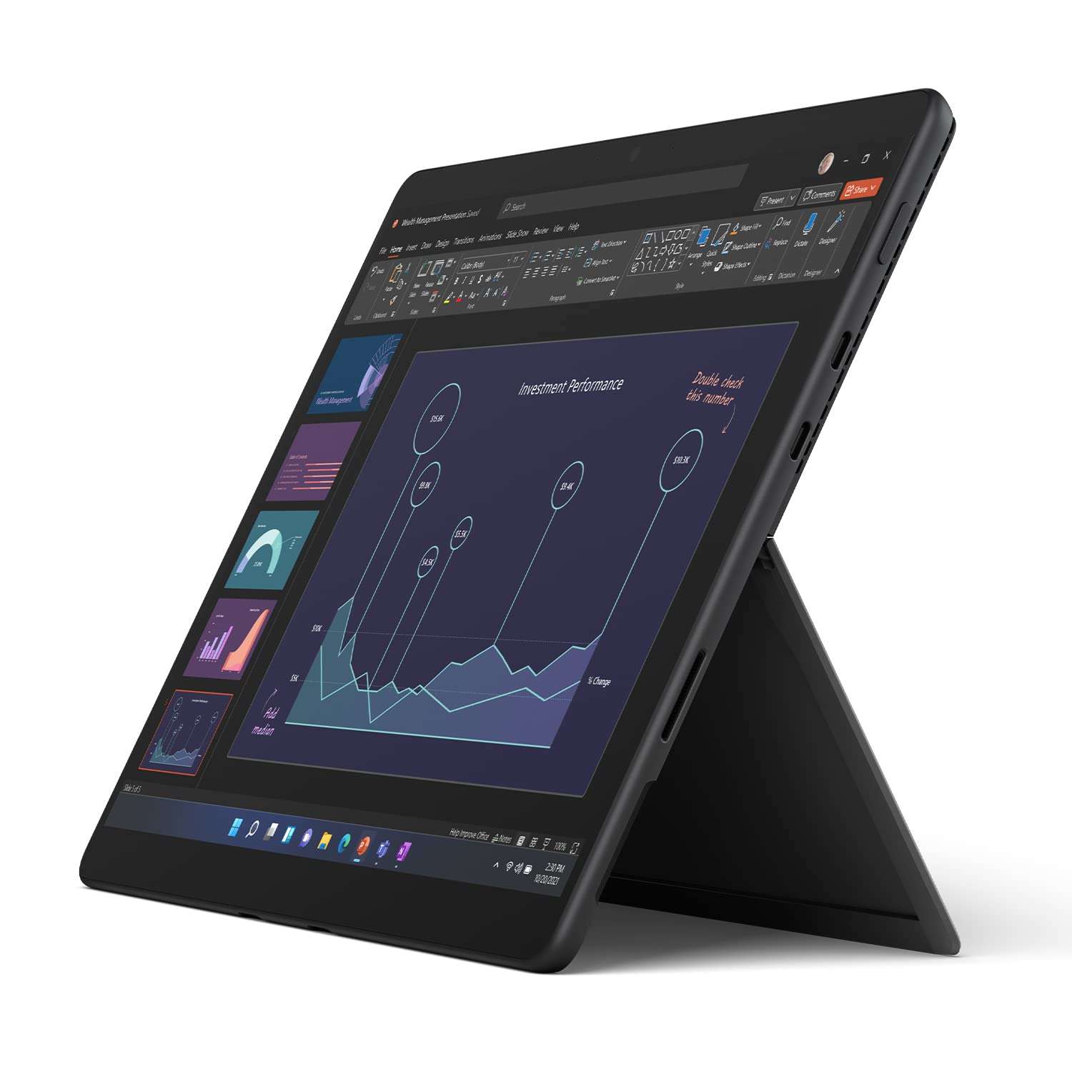 Microsoft Surface Pro8-13/13cm (5 Inch) Touch Screen - Intel i5/8GB RAM /256 GB SSD SC English Window 11 Home Graphite, WiFi 6 for Ultra-Fast Bandwidth, Bluetooth (Black, Medium, 8PQ-00029) 3