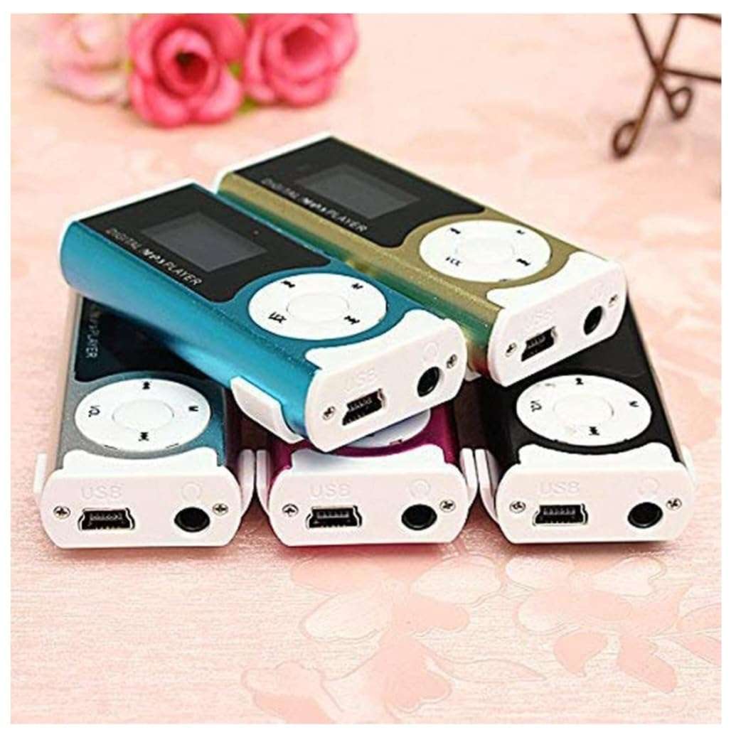MP3 Music Player and Pocket Speaker, Memory Card and TF Slot and Earphone Sound Player Support SD Card for Gym,etc Multy Colour (Without sd Card Player) 3