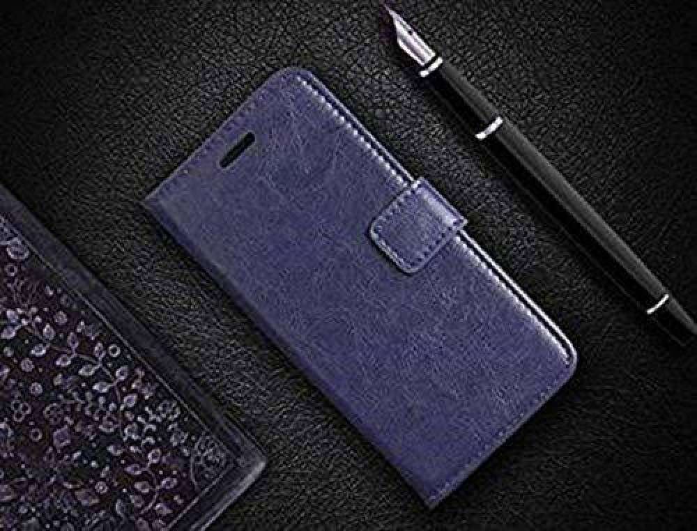 Frazil Leather Flip with Wallet Case with TPU Shockproof Cover for Redmi 11 Prime 4G, Redmi 11 Prime (Blue) 5