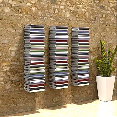 INDIAN DECOR Invisible Metal Shelf for Living Room (Black) - Pack Of 2 5