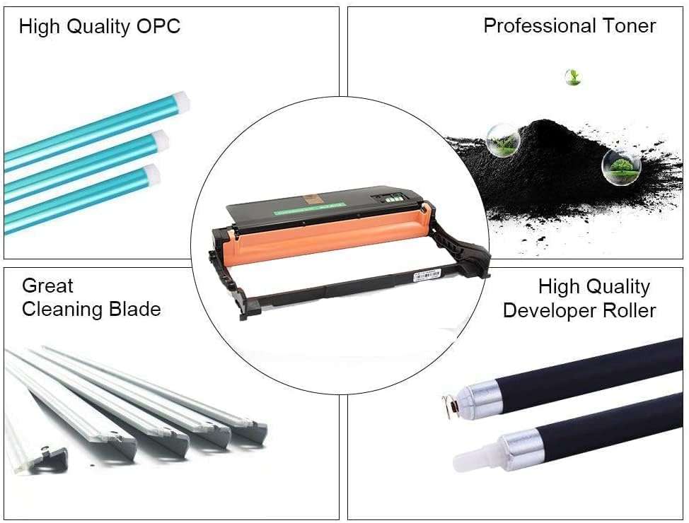 Kosh MLT-DR116 Drum Unit Compatible for Samsung SL-M 2625, 2625D, 2626, 2675, 2675FN, 2676, 2825, 2825DW, 2825ND, 2826, 2875, 2876, 2876ND Printers(Pack of 2) 4