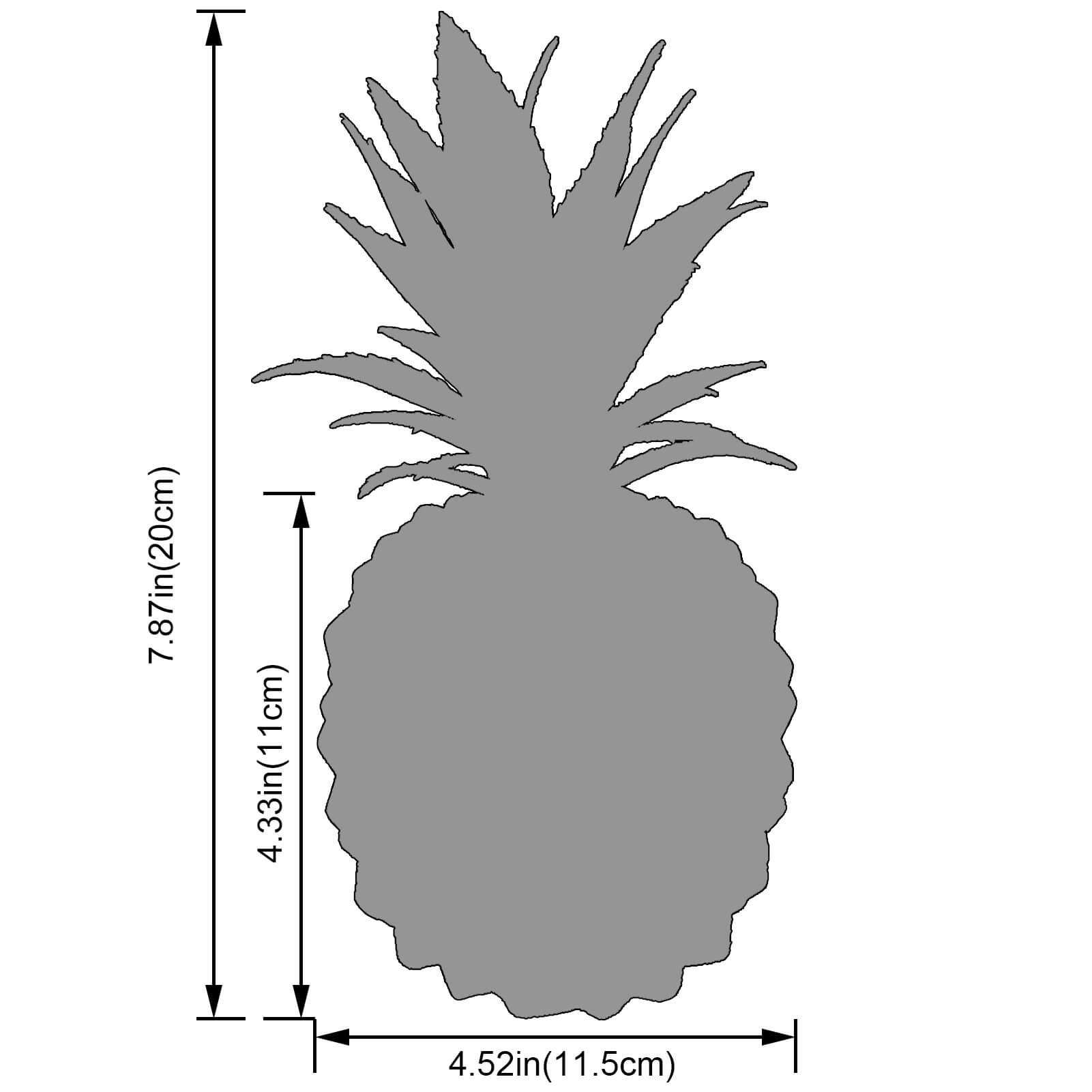 BLASCOOL Artificial Succulent Potted Pineapple Decor - Fake Pineapple Home Office Kitchen Table Decoration (Gold) 2