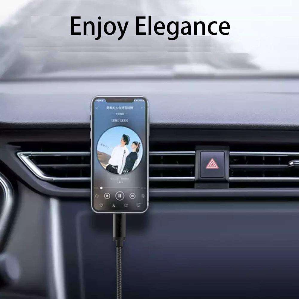 OJOS - USB C to 3.5 mm Audio Aux Cord Male Audio Aux Jack Cable for iPad 2019/2019, Macbook, Google Pixel 3 2 XL, Galaxy S10 S9 S8 Note 9 8, HTC U11 U12, Moto Z2, LG(3.3FT) Black 3