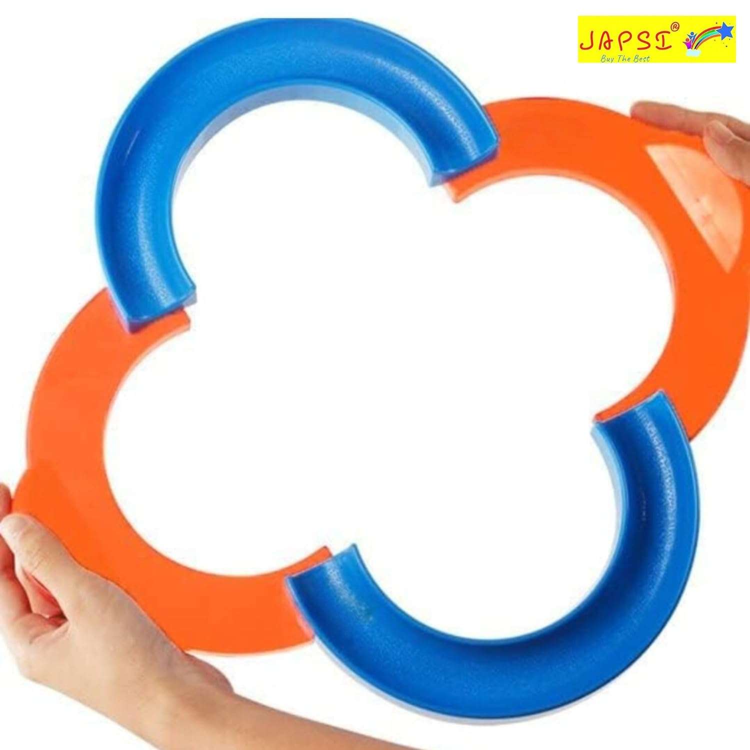 JAPSI 8 Shape Infinite Loop Balancing Track Toy | Creative Track with 3 Bouncing Balls for Kids | Best Hand-Eye & Brain Coordination Developing Game | Indoor Games for Kids | Multicolor 3