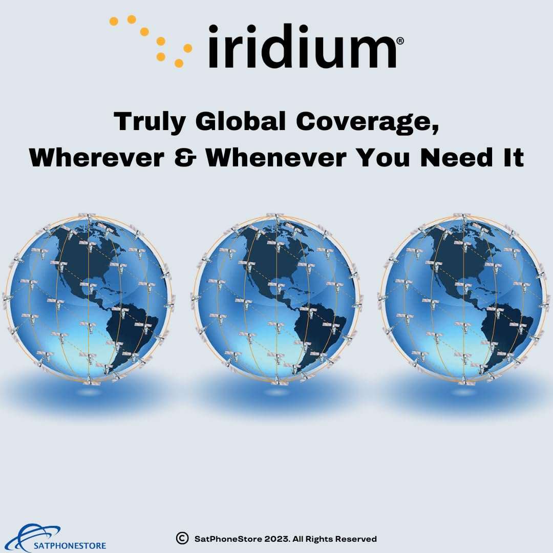 SatPhoneStore Iridium 9555 Satellite Phone Hiker Package with Solar Charger, Protective Case and SIM Card Ready for Easy Online Activation (2: 200 Minutes) 6