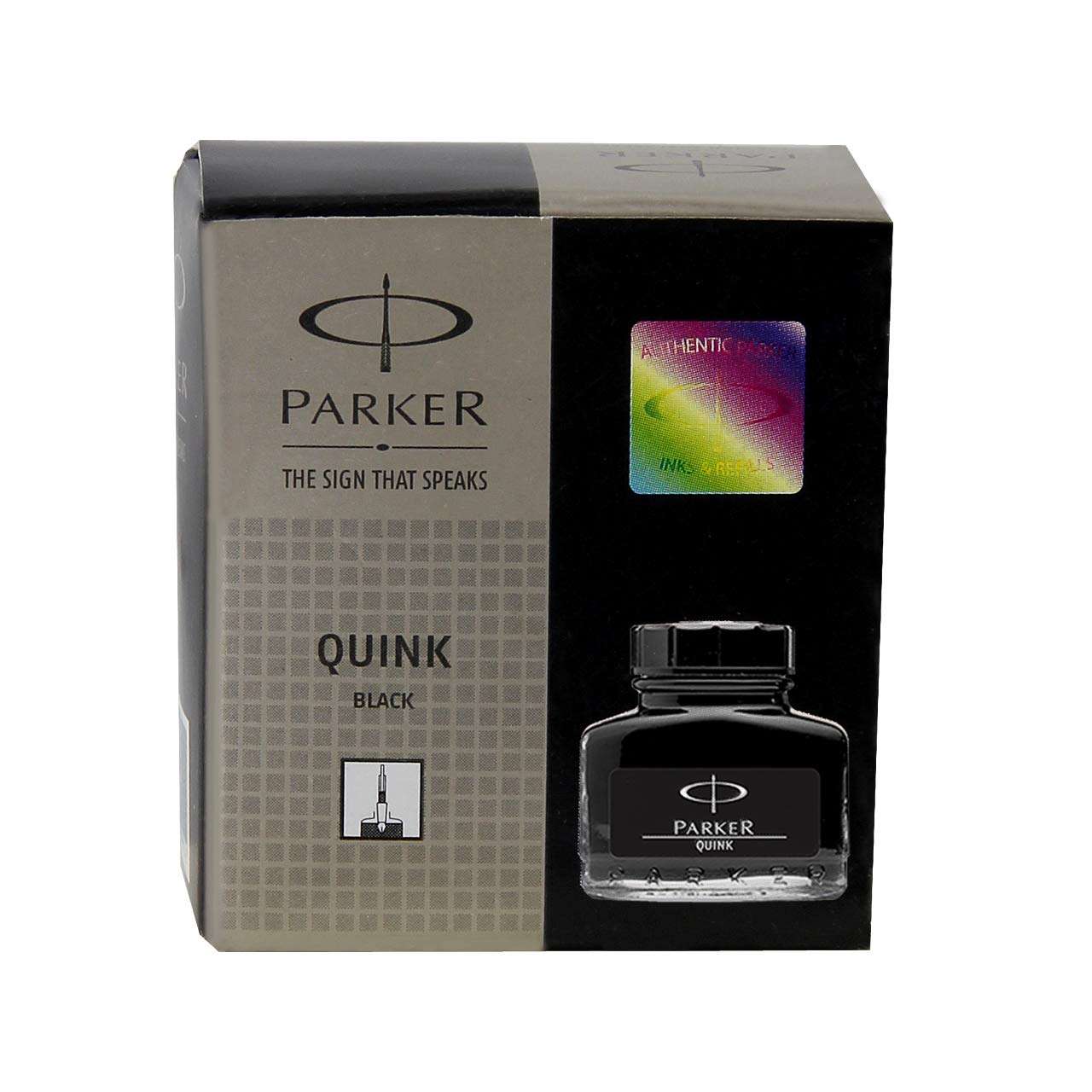 Parker Quink Ink Bottle (Black) & Parker Quink Flow Ball Pen Refill (Black) 4