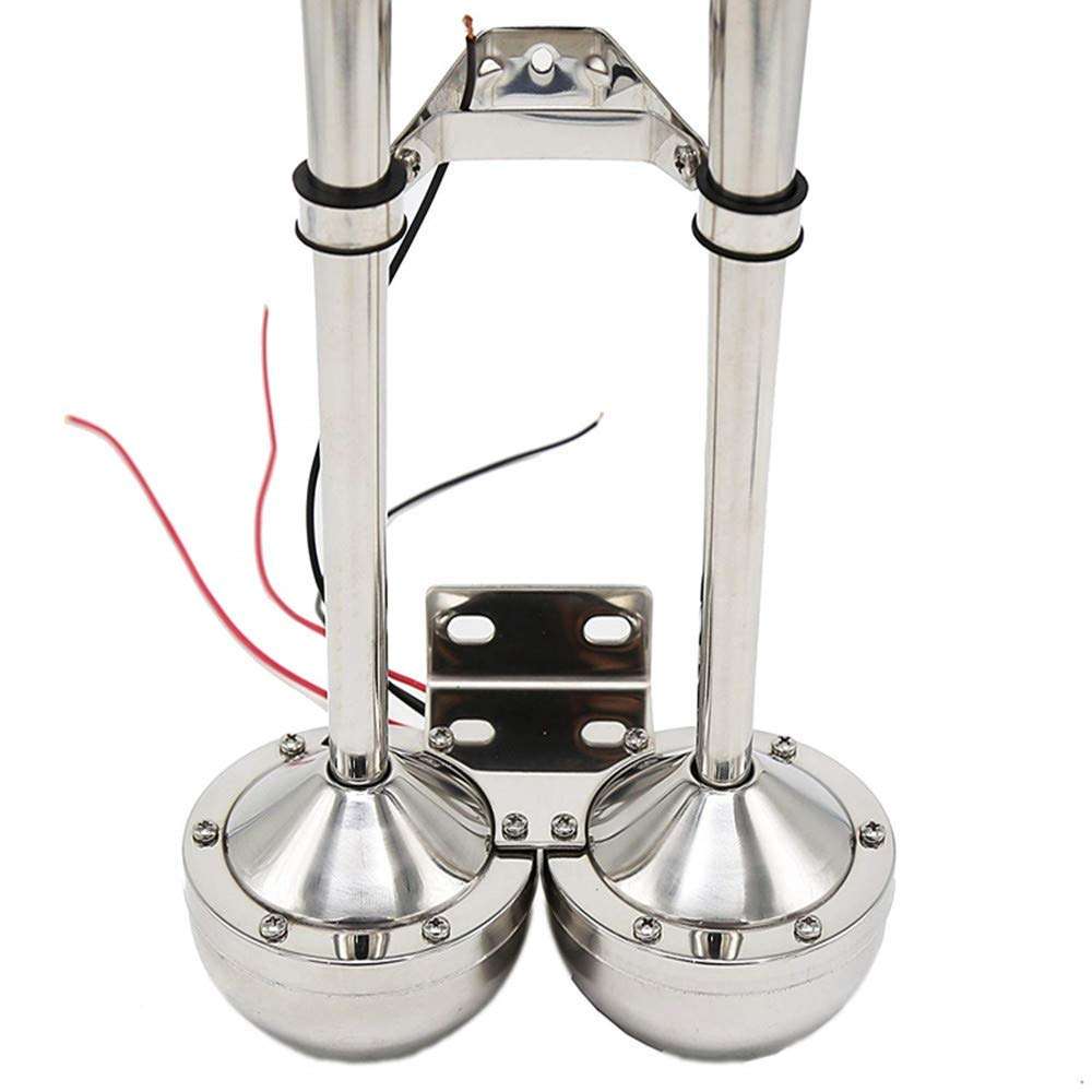 Viping Horn Electric Horn for 24V Vehicles - Marine, Car, Trucks & More - Stainless Steel 304, 150DB Loud Speaker 6